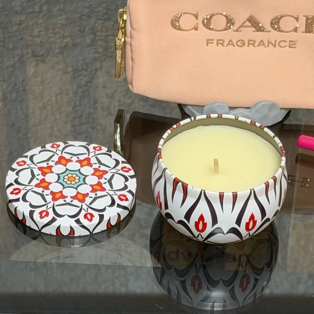 Coach Pink Fragrance Pouch with Accessories - Picture 5 of 9